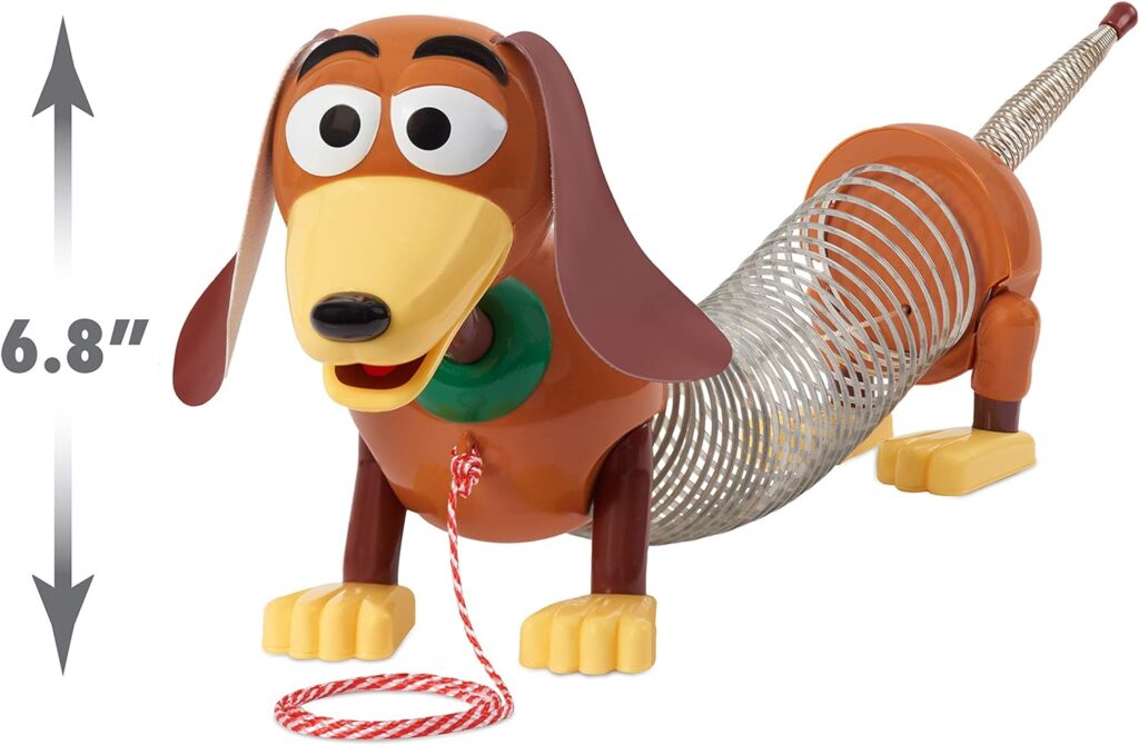 Disney•Pixars Toy Story Slinky Dog Pull Toy, Walking Spring Toy for Boys and Girls, Officially Licensed Kids Toys for Ages 18 Month by Just Play