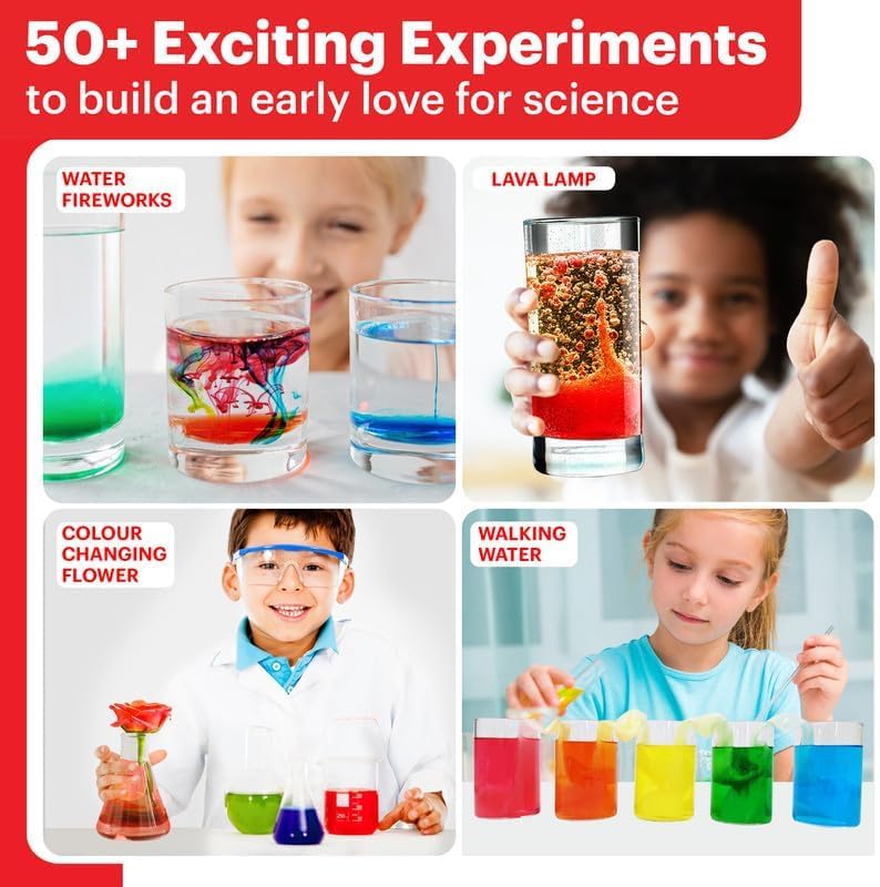 Doctor Jupiter My First Science Experiment Kit for Boys and Girls Ages 4-5-6-7-8| Gift Ideas for Birthday, Christmas for 4-8 Year Old Kids| STEM Learning  Educational Toys