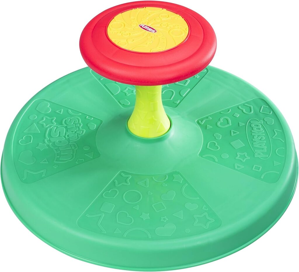 Playskool Sit ‘n Spin Classic Spinning Activity Toy for Toddlers Ages Over 18 Months (Amazon Exclusive),Multicolor
